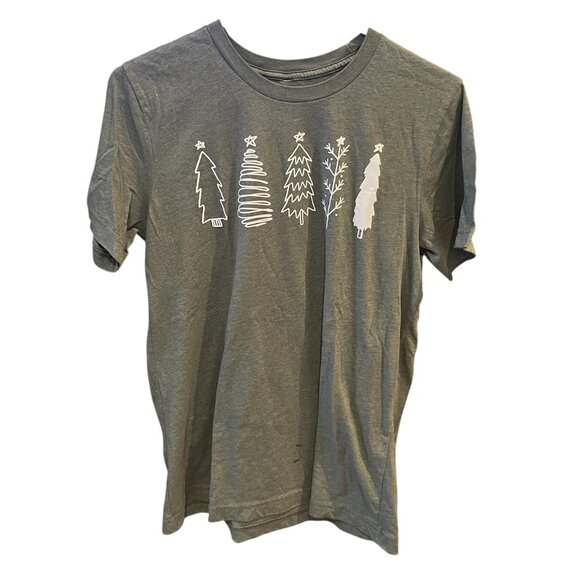 Christmas Tree T-Shirt Green Women's Small - Picture 1 of 1